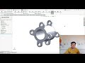 SolidWorks 3D CAD Tutorial  Butterfly Valve Parts &amp; Assembly PART 01