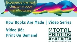 TPS Book Manufacturing In-depth video #6 - POD Print On Demand