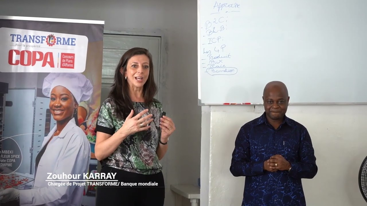 La Banque mondiale au contact des bénéficiaires du Projet TRANSFORME à Kananga 