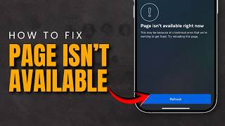 Instagram: Fix “Sorry This Page Isn’t Available” Error (Complete Guide) Instagram: Fix “Sorry This Page Isn’t Available” Error (Complete Guide)