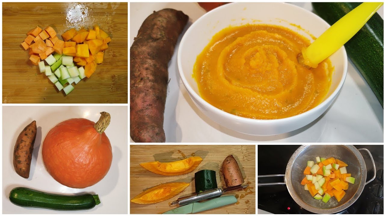 Recette Patate Douce Courgette Potimarron Pour Bebe De 6 Mois Youtube Recette Patate Douce Courgette Potimarron Pour Bebe De 6 Mois Youtube