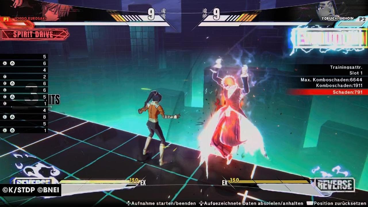 Ichigo 100%TOD Combo BLEACH Rebirth of Souls Ichigo 100%TOD combo