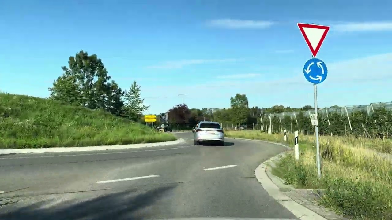 POV Ride FRIEDRICHSHAFEN to TETTNANG (Bürgermoos) GERMANY  4k 60FPS ASMR