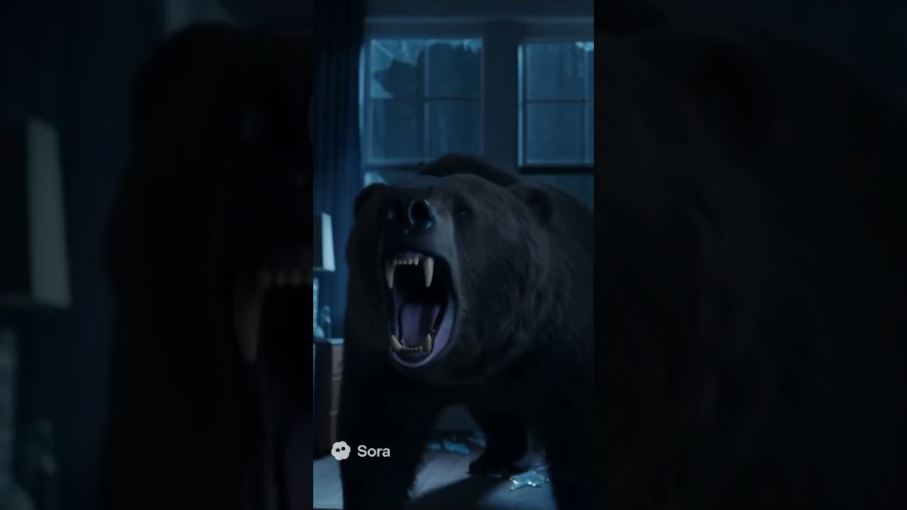 Midnight Visitor: A Bear Walks Into a Sleeping House 😨