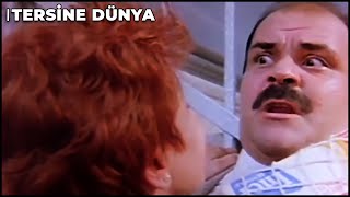 Tersine Dünya - Gardiyan, Leylanın Kocasını Sıkıştırıyor Nostaljik Türk Komedi Filmi