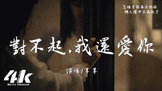 羊羊 - 對不起,我還愛你(女生版)『對不起 我還愛你，我想給你 所有意義。』【高音質HD|動態歌詞Lyrics】♫