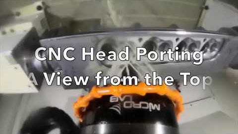 CNC Head Porting, A View from the Top