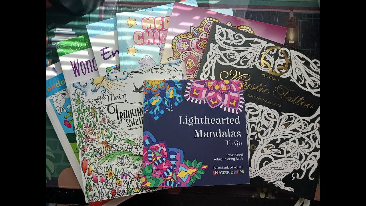 March, April & May Completed Coloring Pages!