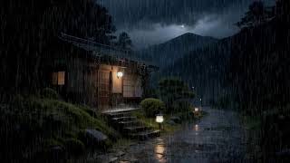 Quiet Reflections 🌧️ Rain Sounds Falling on Cabin in Forest for Deep Sleep Calm 😴