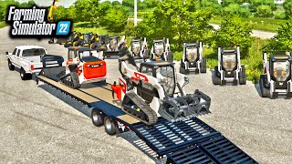 BUYING SKID-LOADERS AT NEW BOBCAT DEALERSHIP! (ROLEPLAY) | FARMING SIMULATOR 22