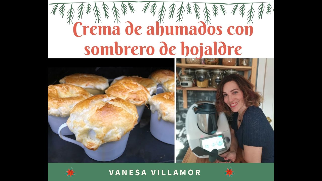 Receta navideña en Thermomix: Crema de ahumados con sombrero de hojaldre