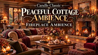 Peaceful Cottage Ambience 🕯️ Classical Piano & Cozy Fireplace | English Cottage