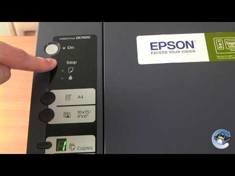 Epson Stylus DX7400: How to Clean a Print Head