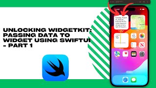 Passing Data to Widget using SwiftUI | iOS Widget Development - Part 1 screenshot 1