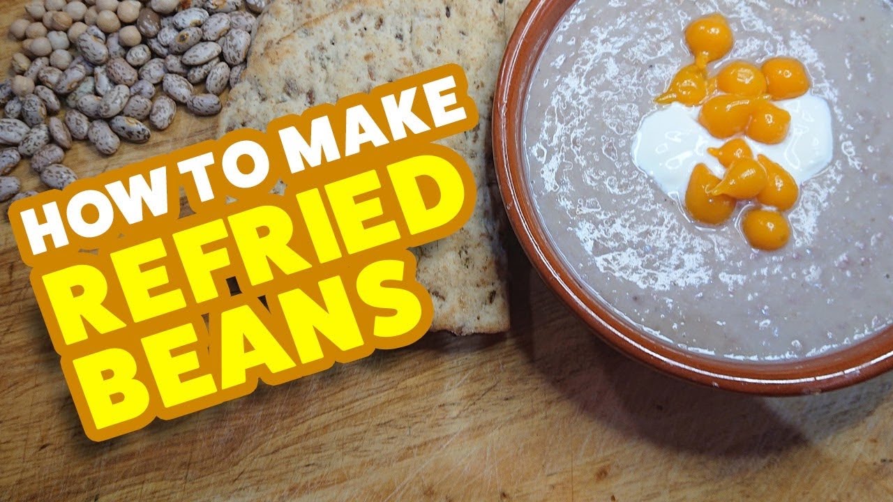 How do you cook refried beans? Super Tasty and Simple Mexican beans