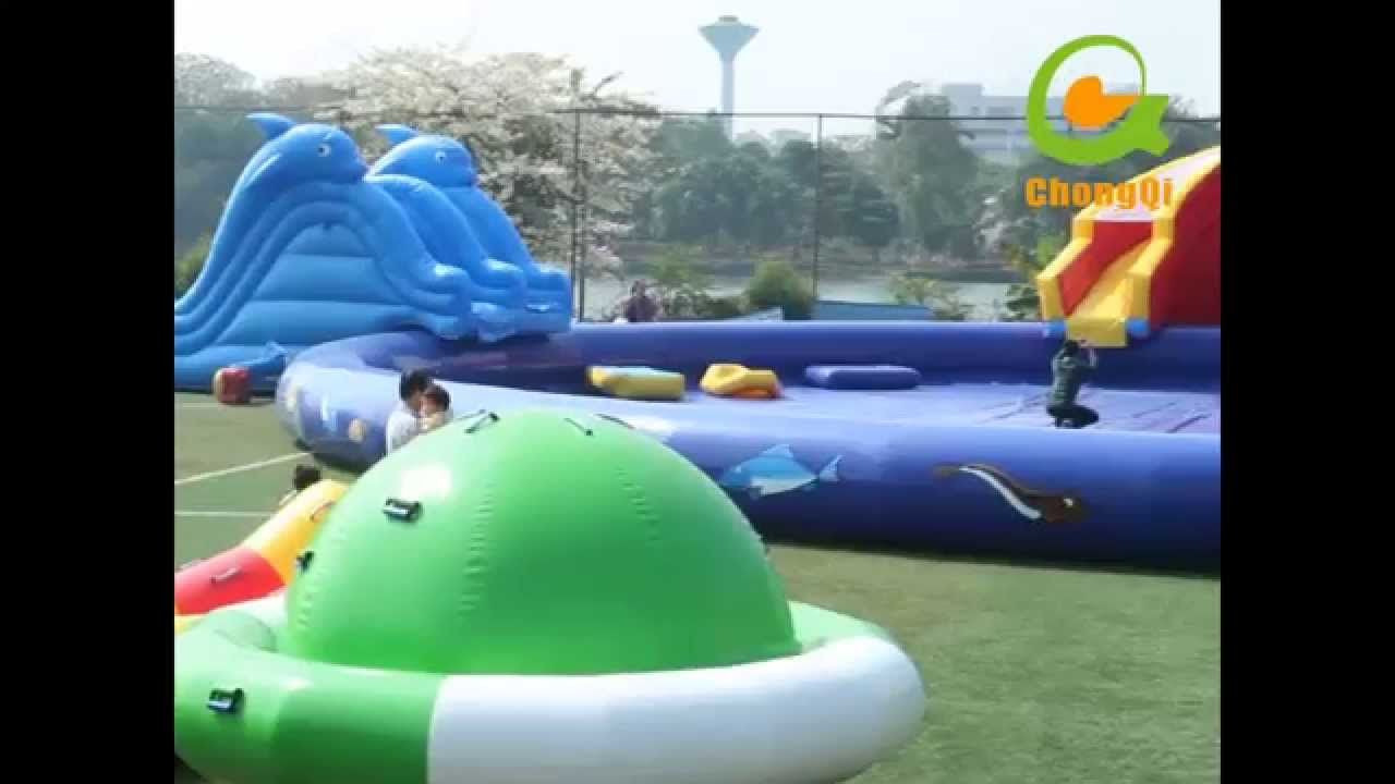 parking giant inflatable water park games adult inflatable water park