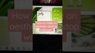 Tutorial: aesthetic desktop organizer wallpaper