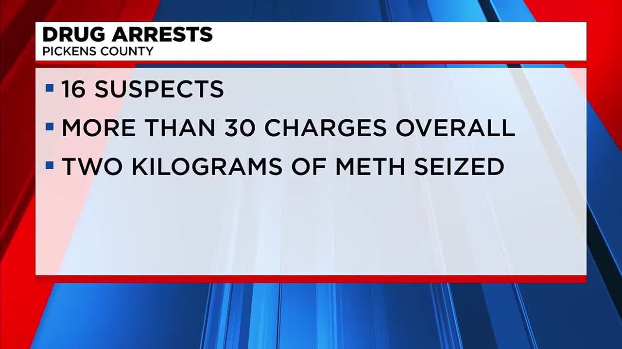 16 suspects arrested in drug bust - YouTube