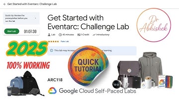 Get Started with Eventarc: Challenge Lab | ARC118 | #qwiklabs #arcade #googlecloudready