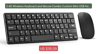 2.4G Wireless Keyboard and Mouse Combo Custom Mini USB Keyboard Mo... — Best Deal 2026 | Shop Now!