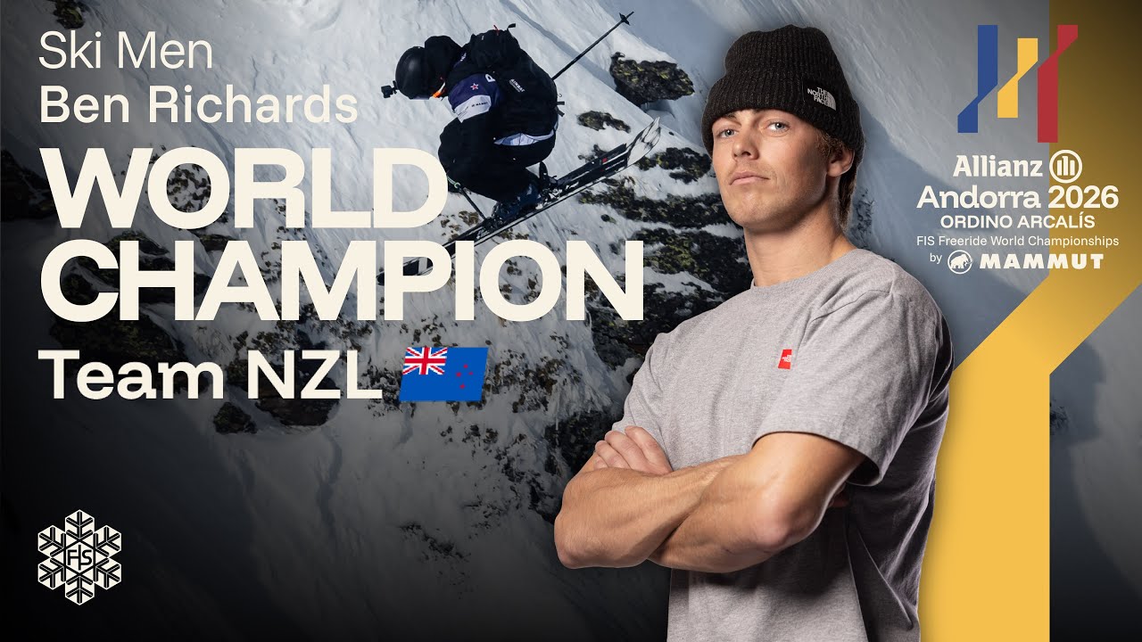 Ben Richards Ski Men Winning Run | Allianz FIS Freeride World