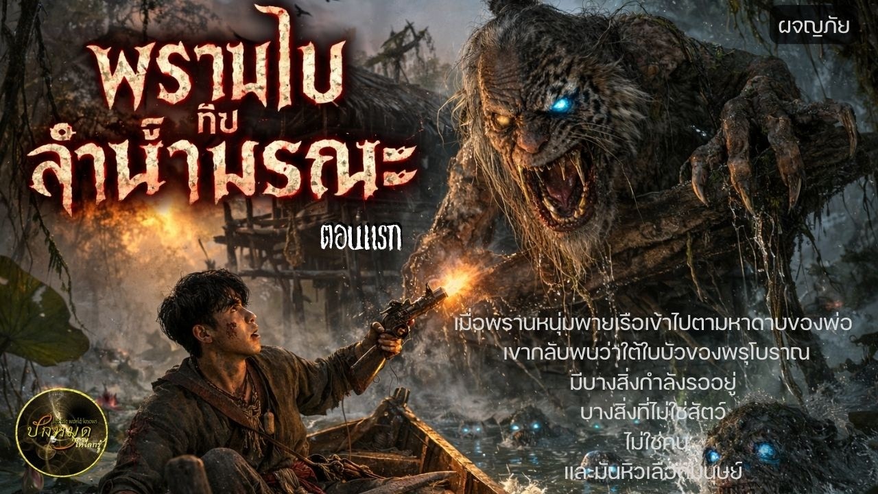 พรานใบกับลำน้ำมรณะ(ตอนแรก)#อาถรรพ์พรายน้ำ#ตำนานป่าไทย#เรื่องเล่าชวนขนลุก#ตำนานพราน#ป่าลึก