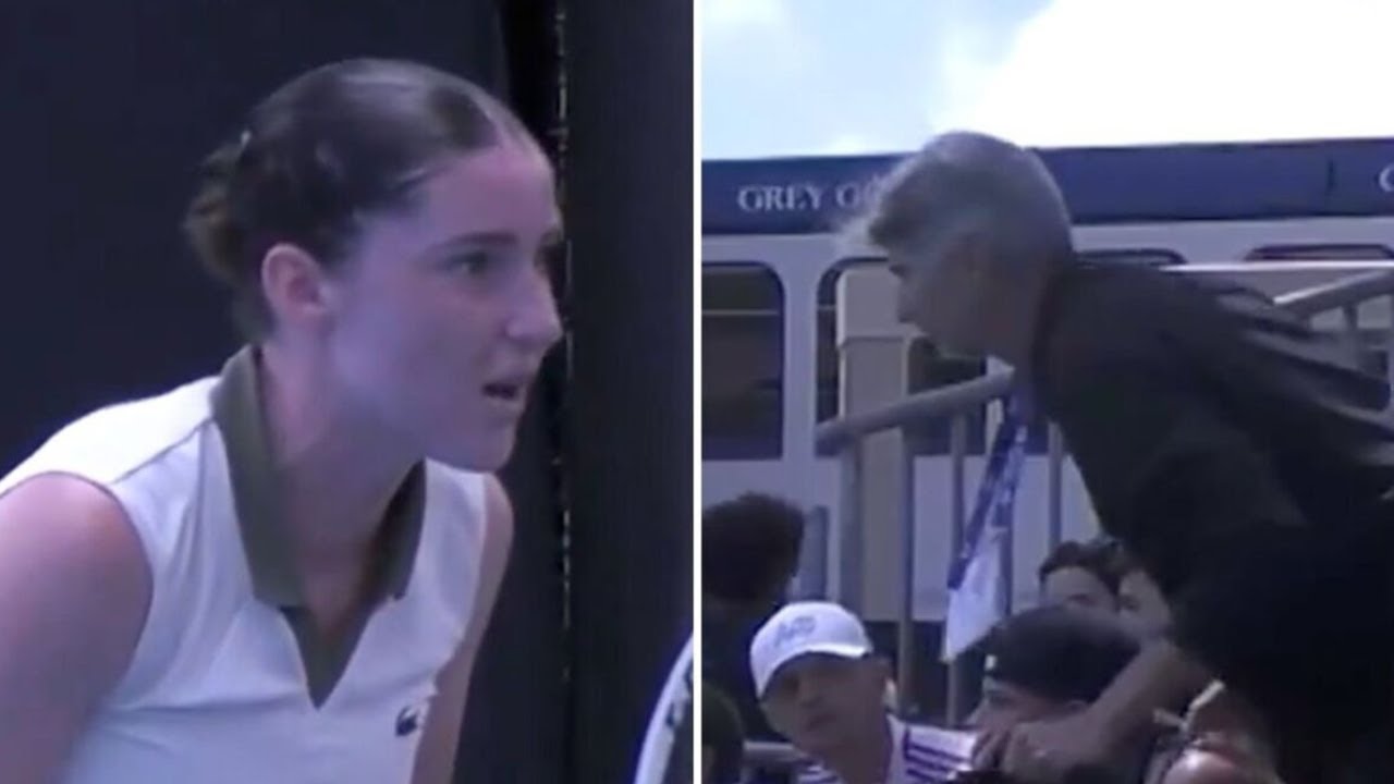 Тренер звезды Australian Open демонстративно покинул корт посреди матча, устроив скандал.