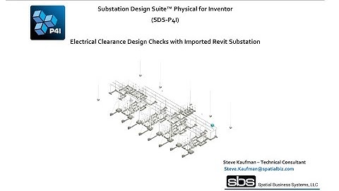 Electrical design checks for substations designed with Revit