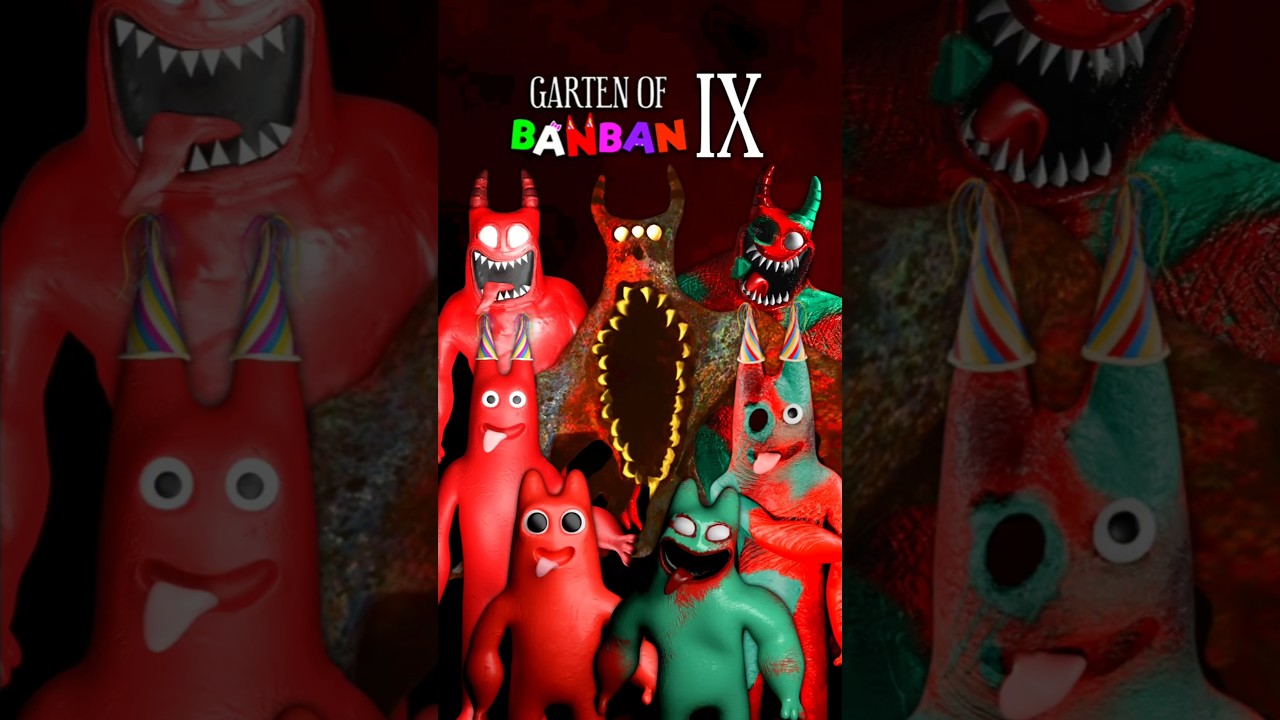 Garten of Banban 9 - All Banban Evolution Comparison Versions 