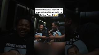 Nobody was NOT READY for what Adrien Broner said to Celina Powell 😱😭