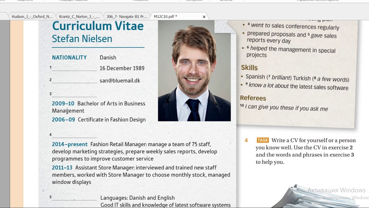 How to write a CV 