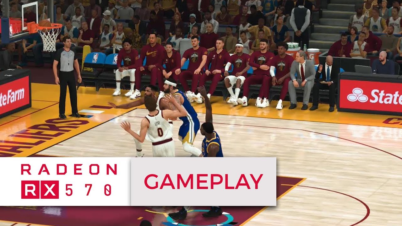 NBA 2K20 Gameplay - AMD Radeon RX 570 4GB - Intel Core i5 6500 - YouTube
