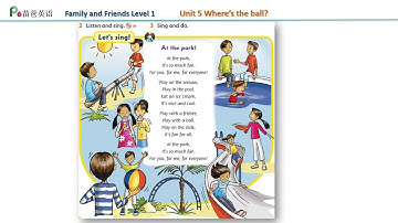 Song in Family and friends Level 1 Unit 5 _ At the park! | Let