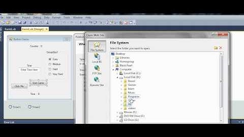 Save your program as .Exe in Windows 7 in Visual Basic