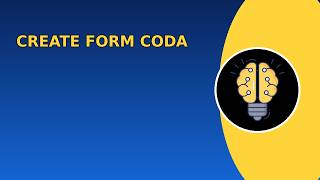 How to create a form in coda