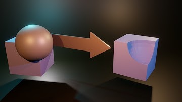 Do this in blender in seconds! |Blender boolean modifier tutorial video