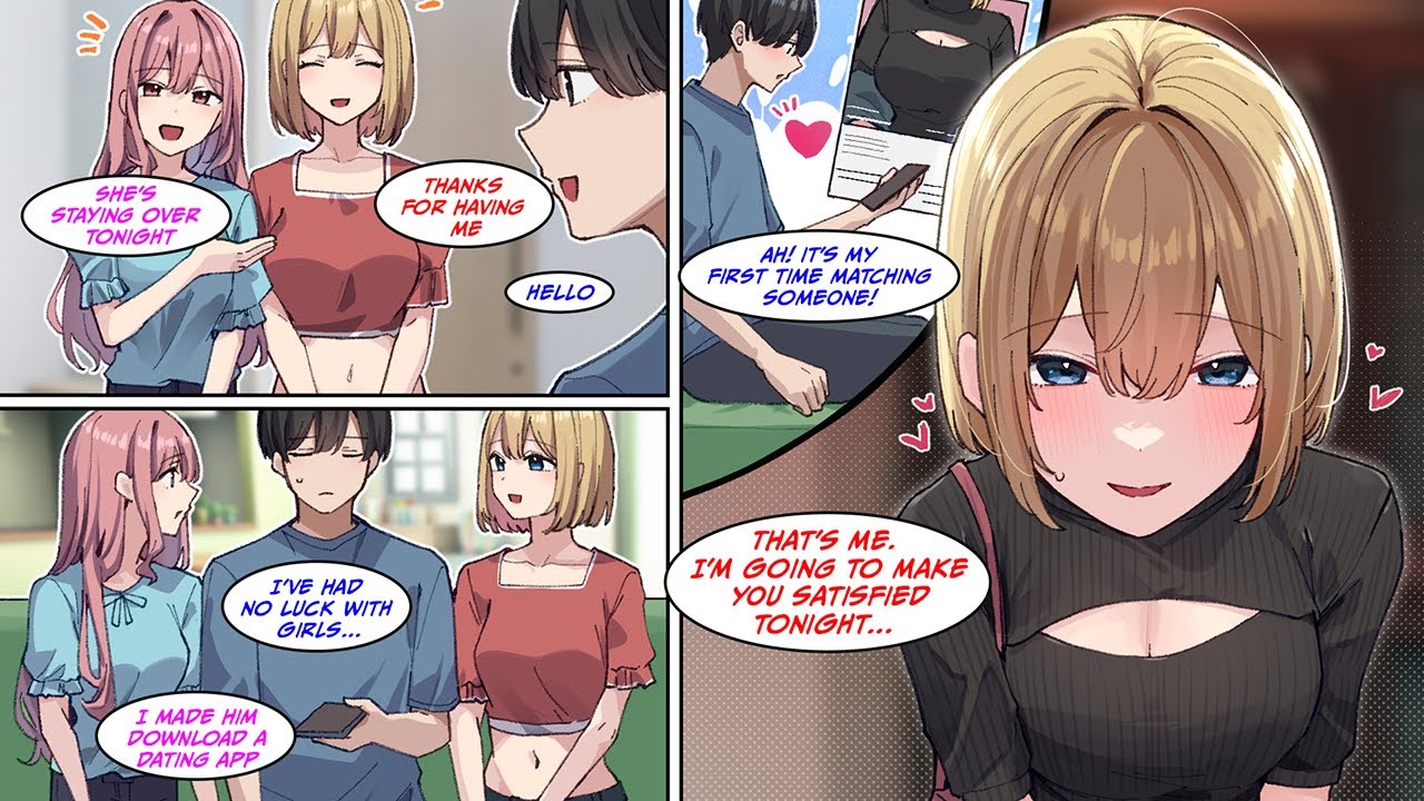 [Manga Dub] My sister's friend who is a model found out that I had registered on a dating app
