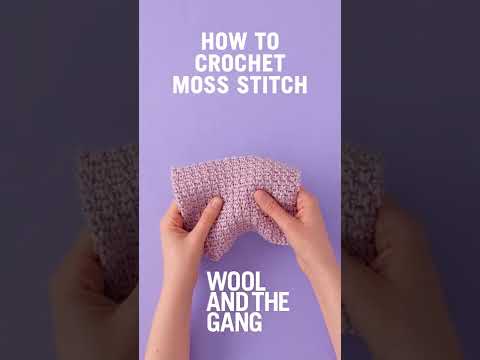 How To Crochet: Moss Stitch