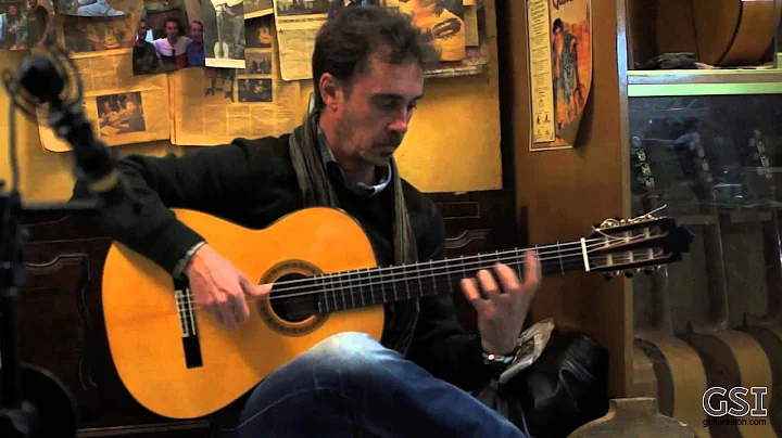 Paco Serrano plays his new Graciliano Perez guitar