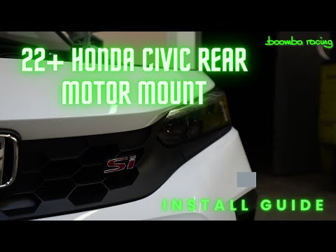 How to Install | 22+ Civic Rear Motor Mount @BoombaRacing