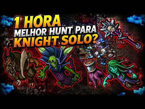 1 HORA na PUMIN-1 🔥 Melhor Hunt SOLO para EK no RubinOT?