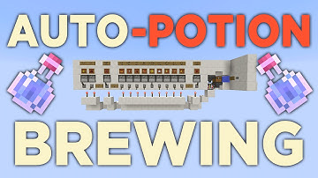Minecraft Automatic Potion Brewer - Compact Redstone Tutorial