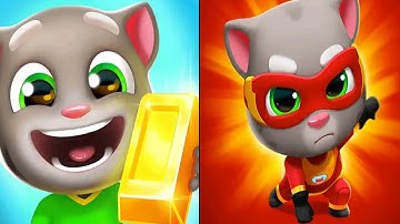 Talking Tom Gold Run 🆚Talking Tom Hero Dash 