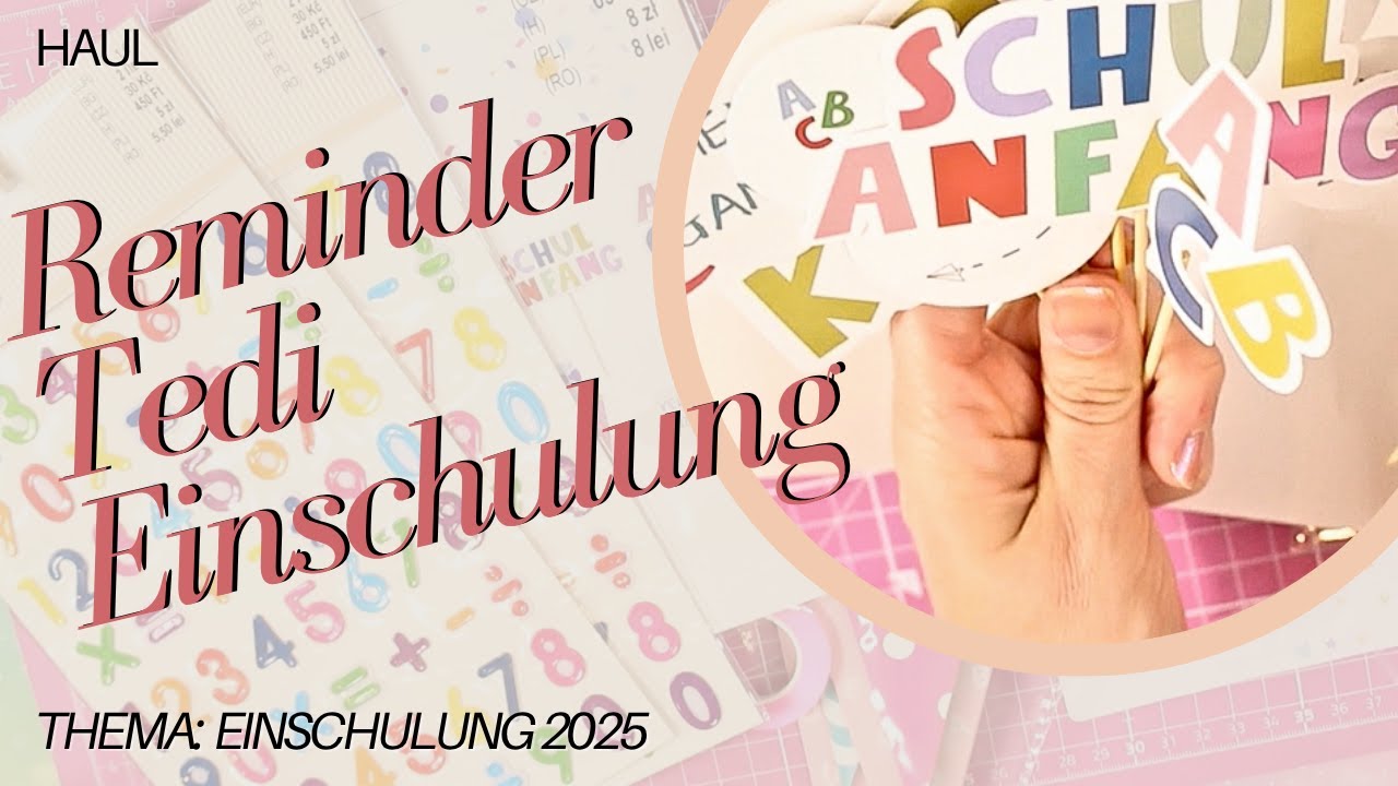 TEDi Haul zur Einschulung – Bastelideen & Geschenk-Tipps für den Schulstart