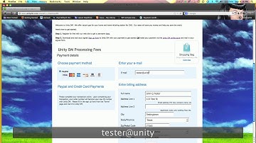Unity DM Registration and Sign Up