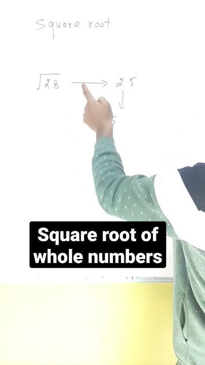 square-root-of-whole-numbers-mathstricks-squareroot-shorts