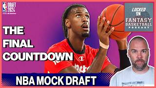 NBA Draft 2024: Final Mock Draft & Dynasty Rookie Tiers Revealed!
