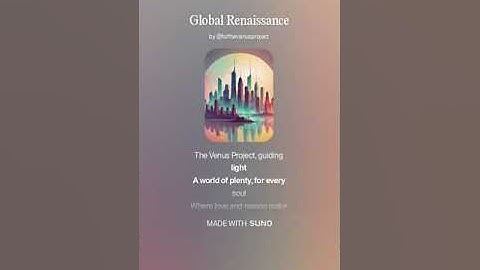 Global Renaissance 3 (AI Song) by #Suno lyrics by Meta Llama 3.2 AI Artificial Intelligence