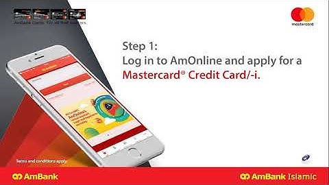 RM100 grocery voucher when you apply for an AmBank Credit Card via AmOnline