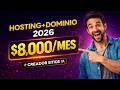 Hosting y dominio en Colombia 2026🔥 3 Meses GRATIS 🔥Creador Sitios IA 🚀El Mejor Hosting en Colombia